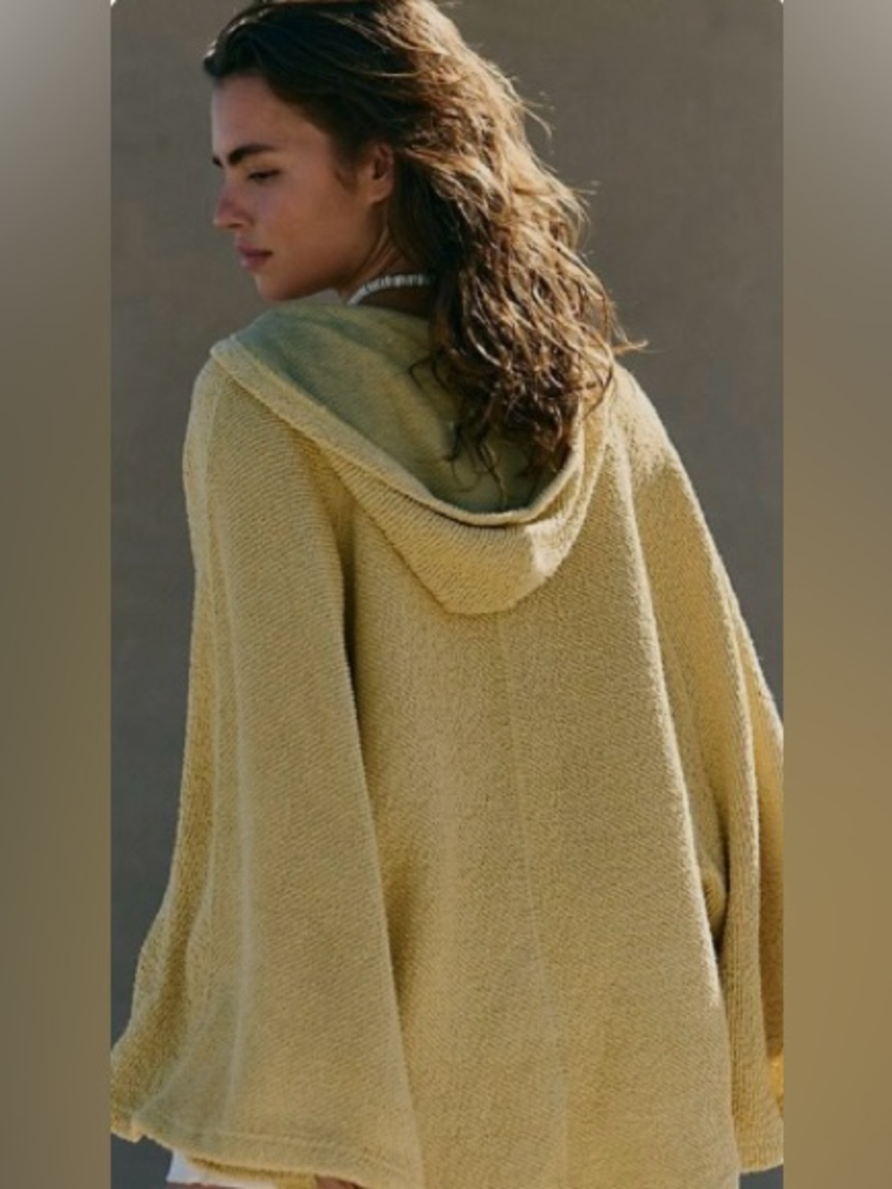 Free People free-est Collection ~ Simone Hoodie ~ XS ~ Color- Jojoba ~ NWT** - Picture 8 of 11